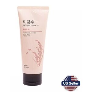 THE FACE SHOP Rice Water Bright Foaming Cleanser with Rice Water - 5fl.oz./150ml